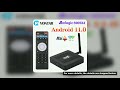 TOX3 Smart TV Box Android 11 4GB 32GB Amlogic S905X4 2T2R Dual Wifi 1000M BT4.1 AV1 4K  DLNA Media P