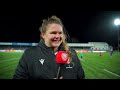 POST MATCH | El Perry reacts to Trailfinders success on her 50th appearance for Gloucester Hartpury