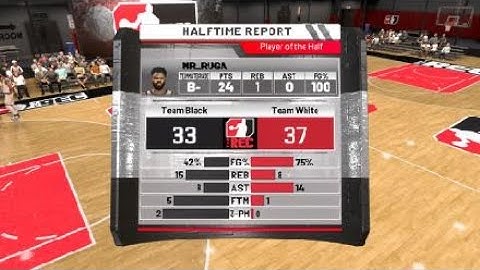NBA 2K20 50 point rec game