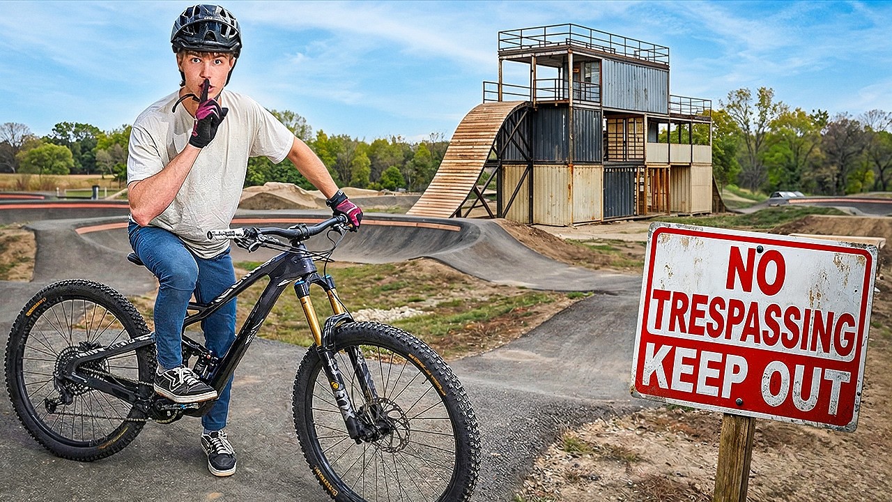 Я покатался в ещё не открытом велопарке в Айове!