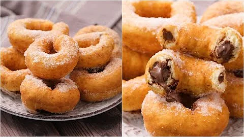 Chocolate filled donut recipe: both grown-ups and kids are gonna love this!