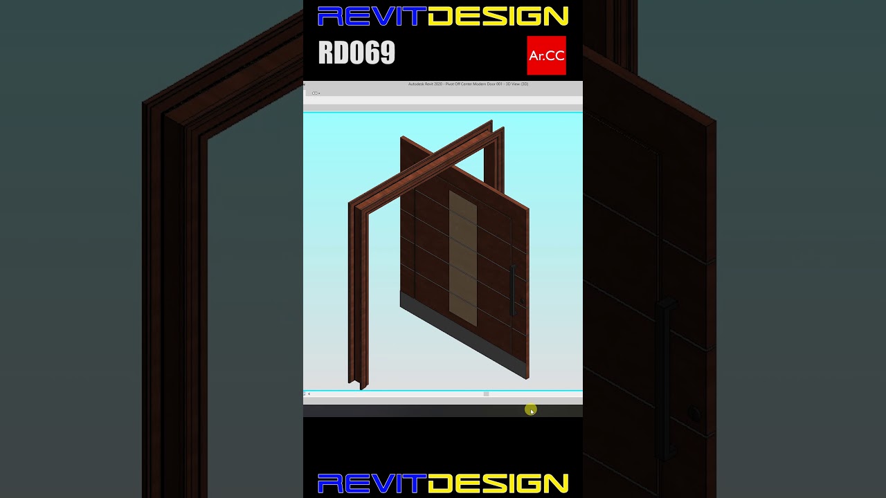 Revit Parametric Pivot Door Shorts YouTube