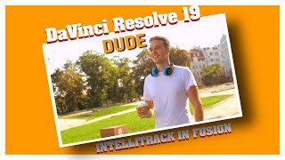 DaVinci Resolve 19⎜Intellitrack in fusion ⎜The new fast AI tracker Guide