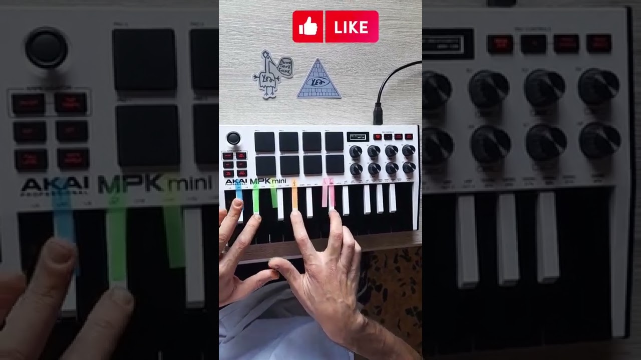 Coldplay - Viva La Vida akai mpk mini 