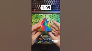 Pyraminx Solve of the Day 9/14 - 1.09 #pyraminx #rubikscube #cubing #speedcubing #puzzle #shorts