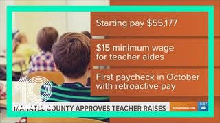 Manatee County Schools teachers get starting pay increase to $55K