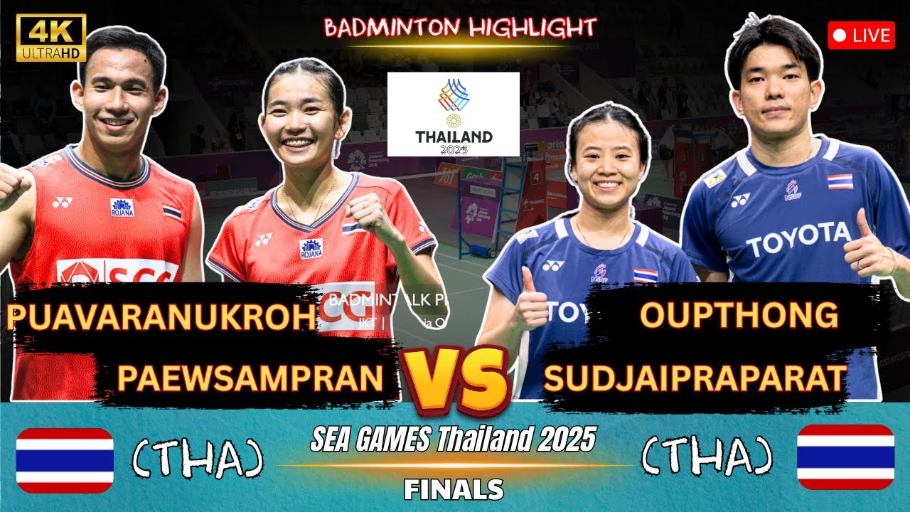🔥 ALL-THAI FINAL 🔥 Dechapol/Supissara vs Ruttanapak/Jhenicha | SEA Games 33 Mixed Doubles Final 2025