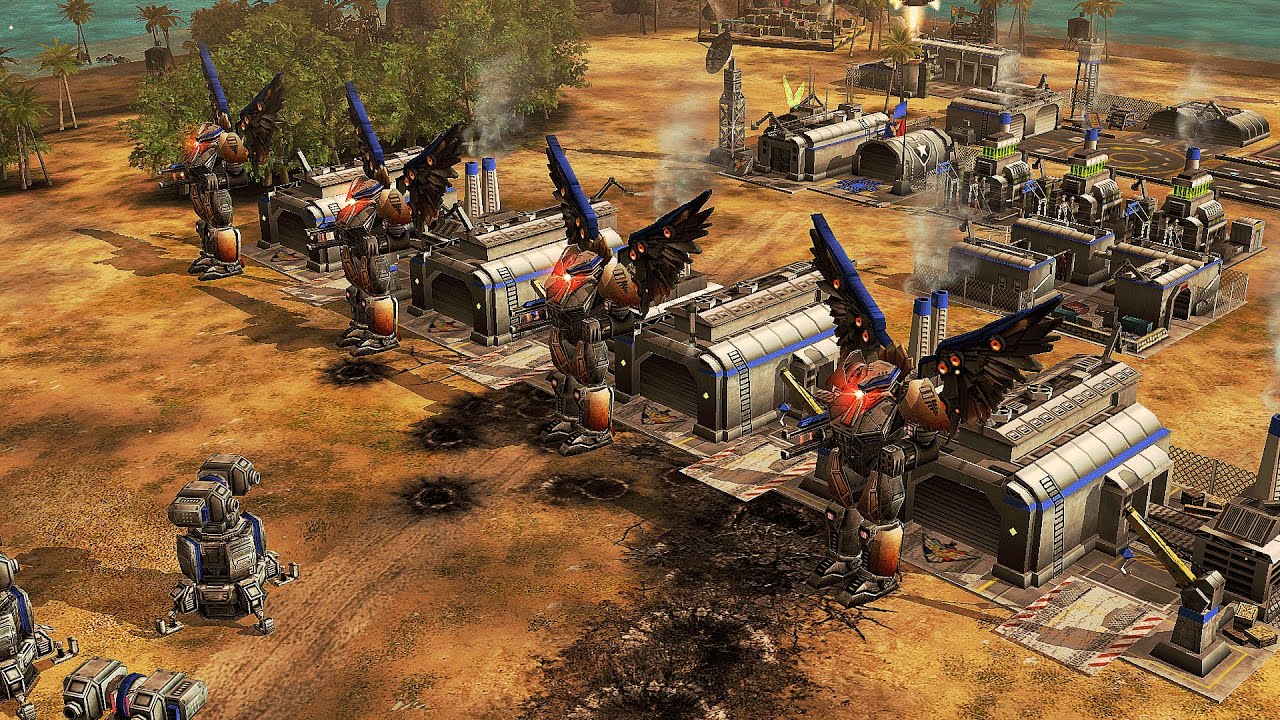 Кибернетика США против двух ядерных бомб Китая - Command & Conquer Generals Contra X Beta