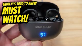 Why I like these open ear wireless headphones - King Lucky Clip-On Earbuds Gen 3, Open-Ear Wireless