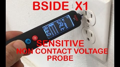 BSIDE X1 Non Contact Voltage Tester - Very Sensitive NCV Meter - Detects AC & Video on HDMI  Cables