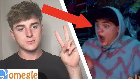 Telling people their LOCATION then DISAPPEARING on OMEGLE #shorts