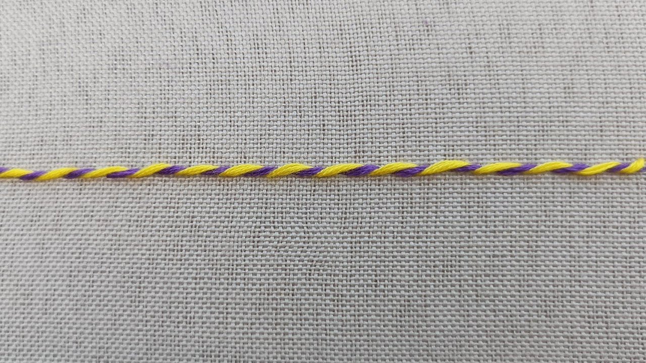 How To Do Whipped Running Stitch Hand Embroidery