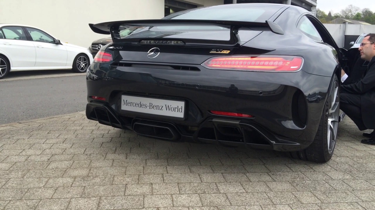 Mercedes amg gtr startup and revs!