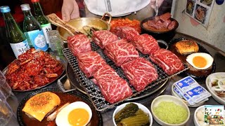 Корейская УЛИЧНАЯ Еда-ТОП Лучших БЛЮД: Маринованные Говяжьи РЕБРЫШКИ, Самые СОЧНЫЕ и Вкусные БУРГЕРЫ