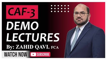 CAF 3   Z  Qavi   Lecture 03