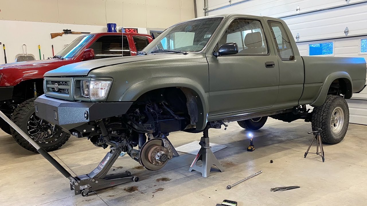 Toyota Pickup Lower Control Arm Bushing Replacement!! YouTube