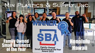 We are AWARDED - SBA Family-Owned Small Business of the Year
