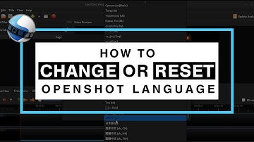 How to change or reset Openshot language | Openshot change language | Openshot tutorial in hindi