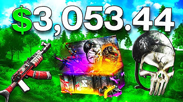 Rust YOUTUBER case unboxing for INSANE rust skins! - Rust Gambling (splits)