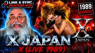 X JAPAN - X (LIVE 1989) Was ABSOLUTE CHAOS! 🔥 | Link and Sync | Reactor Hub Reaction