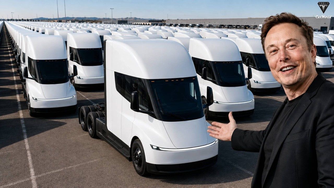 “500 Tesla Semi 2.0 Delivered! Updated Pricing & 4 Major Upgrades Unveiled!” – Video