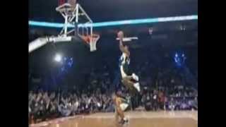 Desmond Mason Dunks over Earl Watson 2002