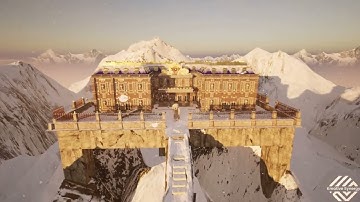Monastery on mountain: Environment Showcase