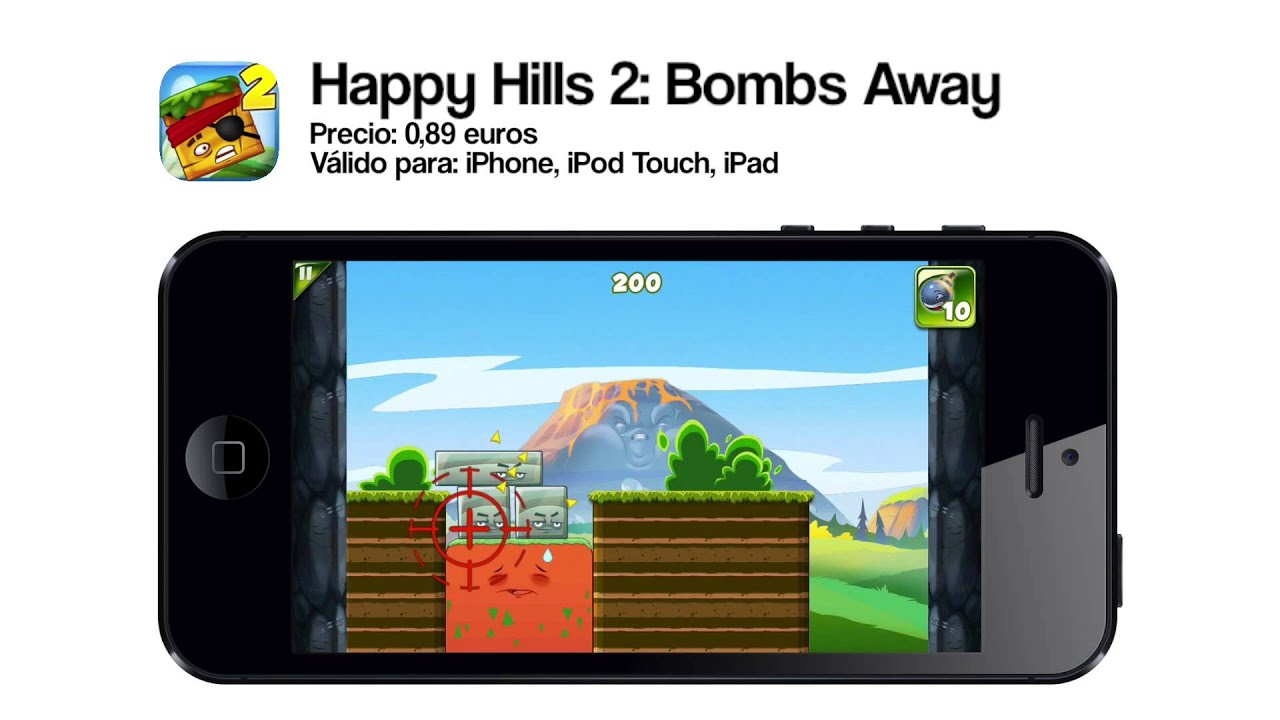 Happy Hills 2: Bombs Away para iPHone smartphone 5g