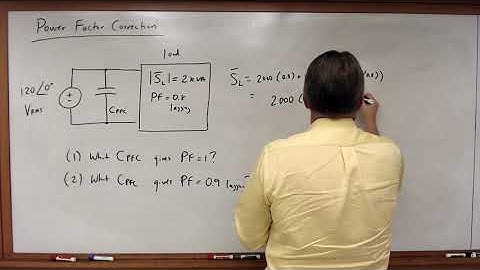 EECE 2112 Module 85:  Power Factor Correction (continued)