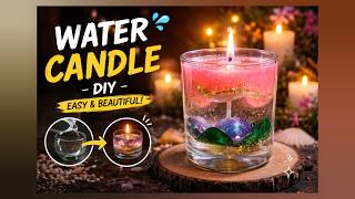 Water candle / DIY candle at home / DIY decoration ideas