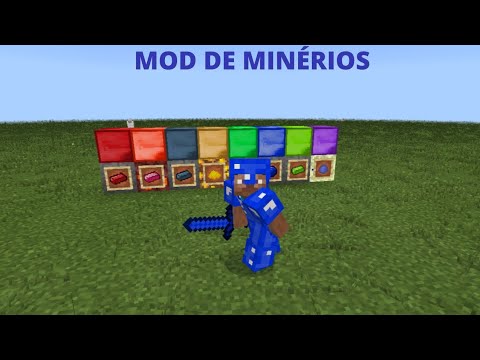 MOD DE MINÉRIOS NO MINECRAFT ORES MOD - YouTube