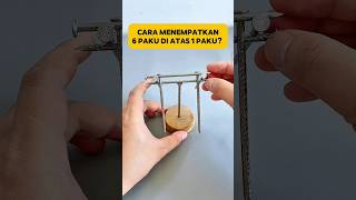 Puzzle: Put 6 Nails on Top of 1 Nail? #shorts #puzzle