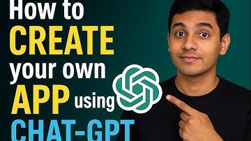 How to CREATE your OWN APP using CHAT-GPT in "JUST 5 MINUTES"