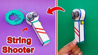 How To Make A String Shooter From PVC Pipe At Home | Zip String Shooter DIY | Mini String Shooter
