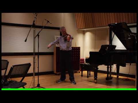 Martin Chalifour plays JS Bach in IPR's Studio A