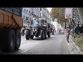 Le ras le bol des agriculteurs s'exprime à Tours. Défilé des tracteurs