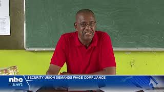 Security union demands wage compliance - nbc