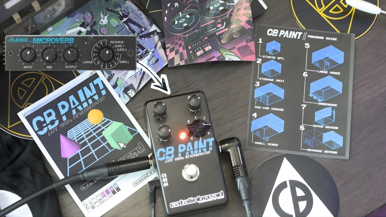 Catalinbread CB Paint Demo | The Legendary Alesis Microverb Sound