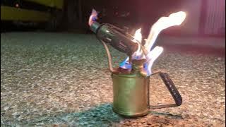 Restored Kerosene Burner (No 42 (one Pint) Companion Blow Torch)