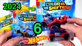 2024 Hot Wheels Color Shifters 6 plus a mystery car testing them in warm and cold water