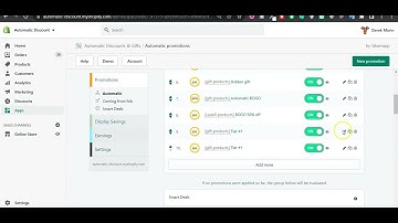 Tiered GWP -  Gifts with purchase, on Shopify