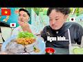 Người bạn Nhật lần đầu ăn bánh cuốn - mê đến mức không thốt nên lời