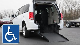 Rear-Entry Manual Ramp! 2019 Dodge Grand Caravan - ATS Mobility | CP16704T