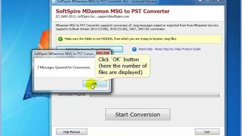 Mdaemon to PST Converter