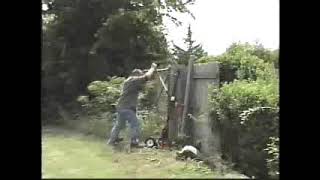 Wood Fence Post Removal