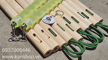 Côn gỗ thông dây dù (Gia 90k)