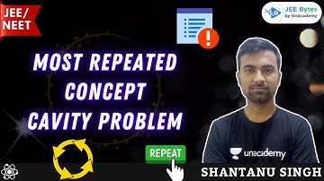 Most Repeated Concept | Cavity Problem | JEE Main 2021 | JEE Bytes | Shantanu Sir