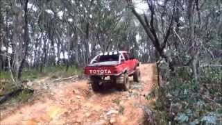 Toyota hilux compilation off road 4wd 4x4 mud rocks hill clay