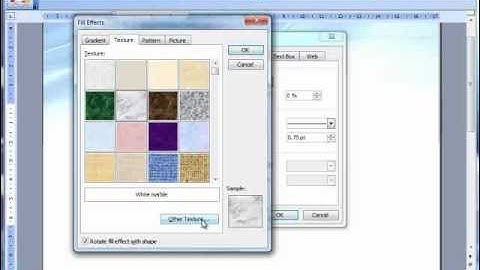 Working with textboxes in Microsoft Word