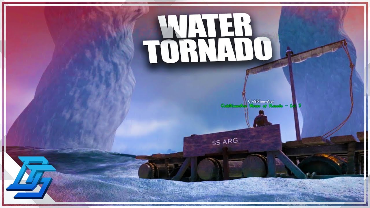 GIANT SHARKS & WATER TORNADO?!?!? - Atlas Gameplay Part 2